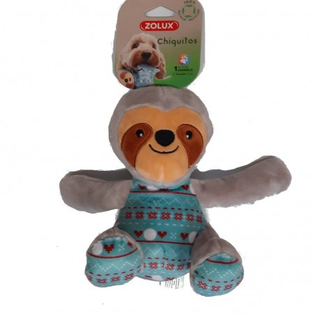 Zolux Peluche di Ippopotamo/Rana/Giraffa Giochi per Cani da 23 cm