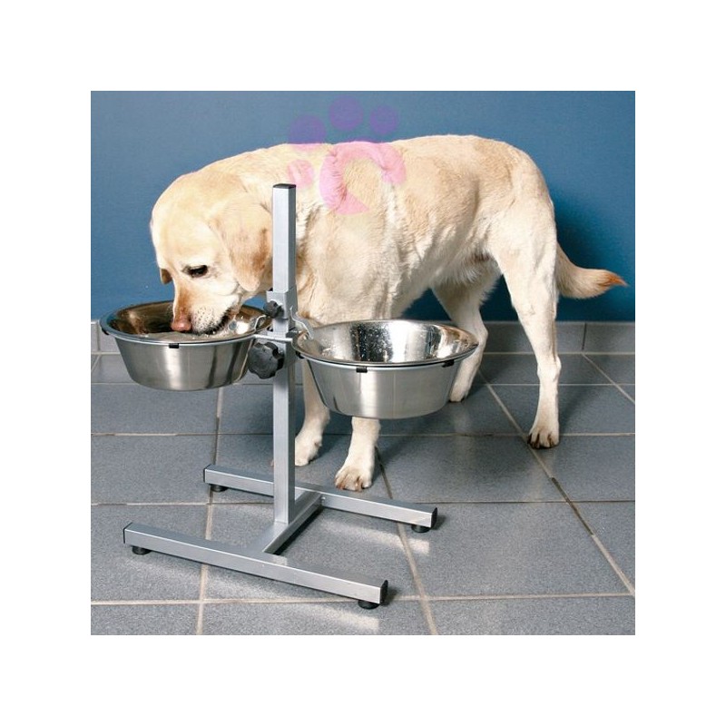 Ferribiella Dispenser Acqua E Cibo Per Cani E Gatti 37,5 x 29,5 x 24 cm