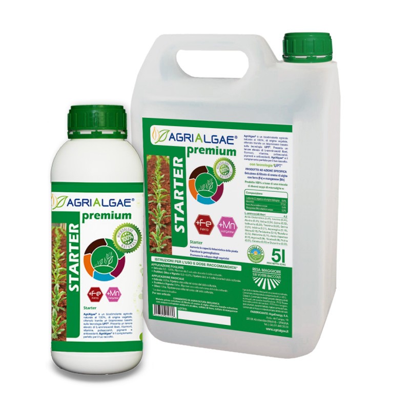 Agrialgae Premium Starter Biostimolante a base di microalghe 5 L