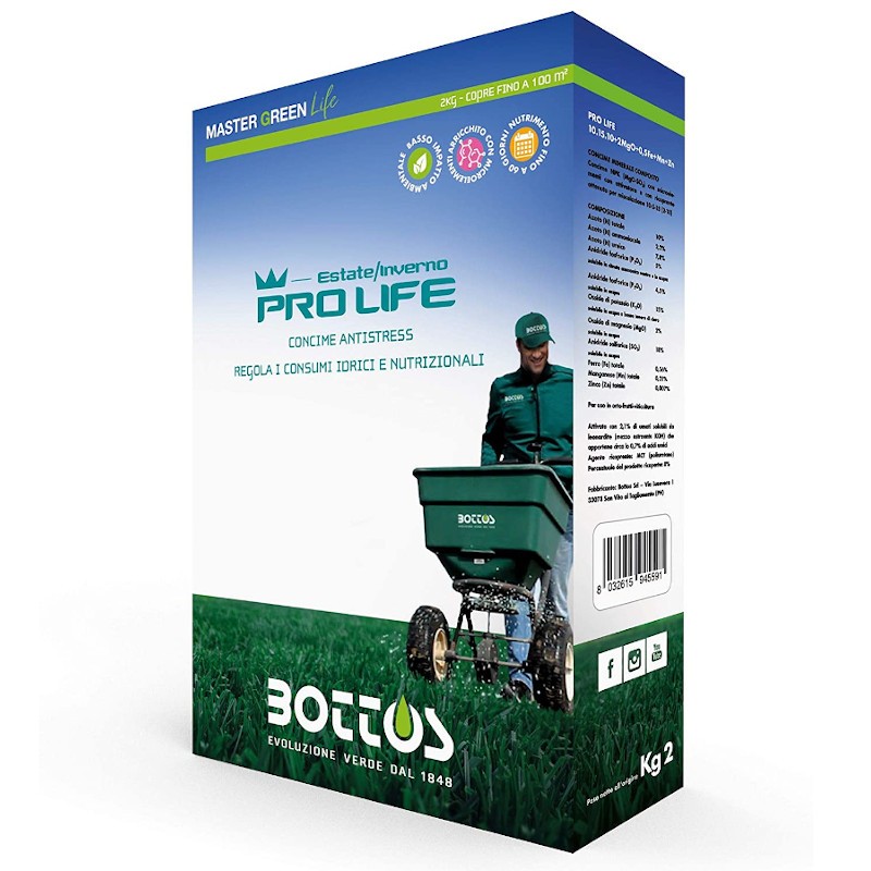 Bottos Master Green PRO LIFE 10.5.15 + 2 MgO + 0,5 Fe + Mn + Zn