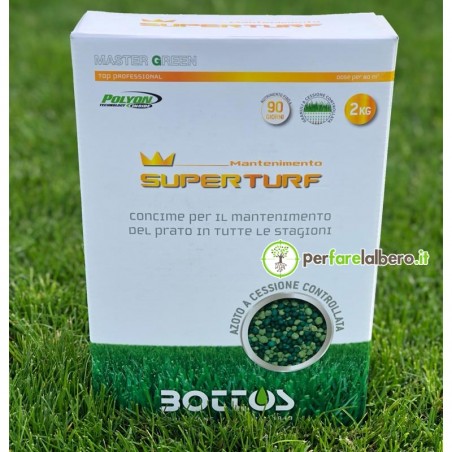 Bottos Master Green Superturf Miniprills 2 kg 24-6-9 fertilizzante per tappeti erbosi