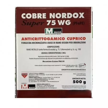 Cobre nordox Super 75 WG PFnPE ossido di rame Libera vendita 500 g