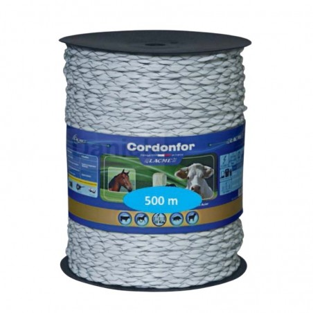 Filo per recinzioni elettriche per Cinghiali VOSS.farming 400m, 2x0,25 rame  + 2x0,25 inox, blu