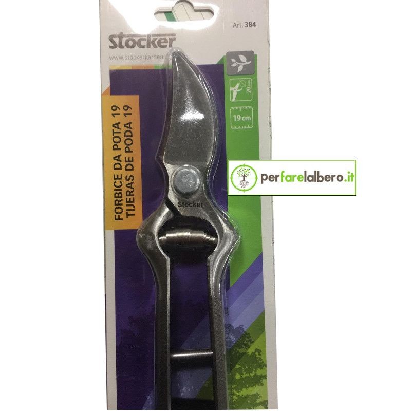 Forbice da pota 19 cm Stocker 384 con taglio passante