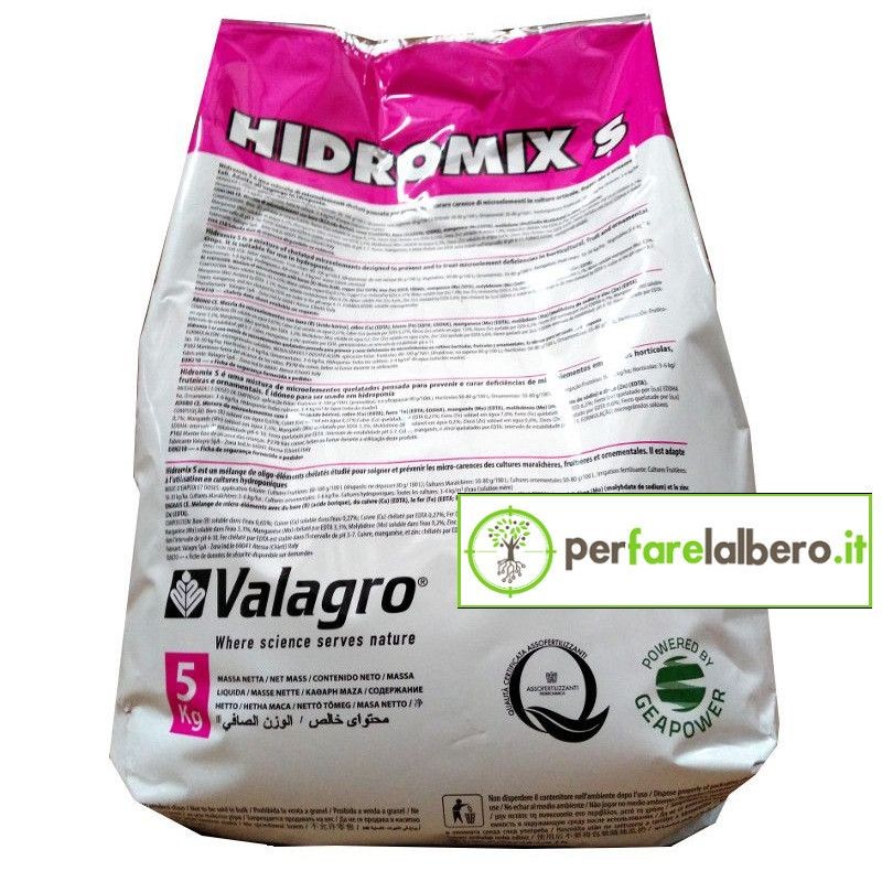 Hidromix S Valagro Microelementi chelati e ferro EDDHA 5 kg