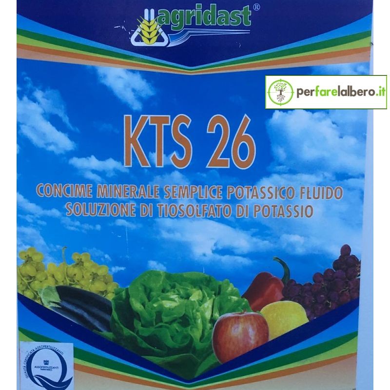 KTS 26 concime minerale fluido Tiosolfato di potassio 30 kg