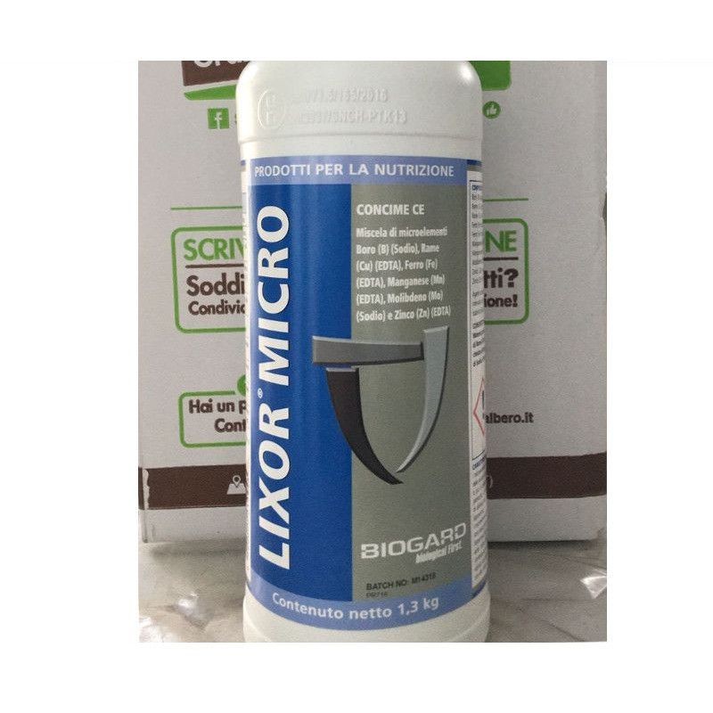 LIXOR MICRO Biogard Concime Miscela di Microelementi 1,3 kg