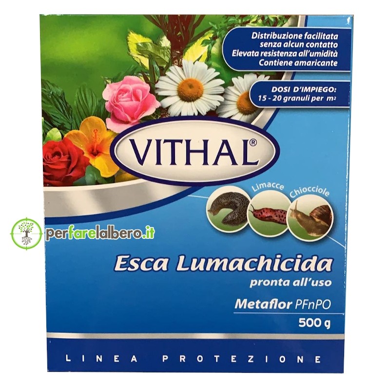 Metaflor Vithal Esca lumachicida in granuli pronti all’uso 500 g