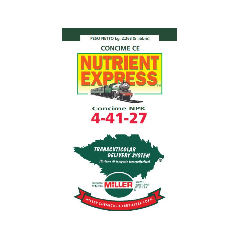 Nutrient Express Biogard concime NPK 4-41-27 -  2,26 kg