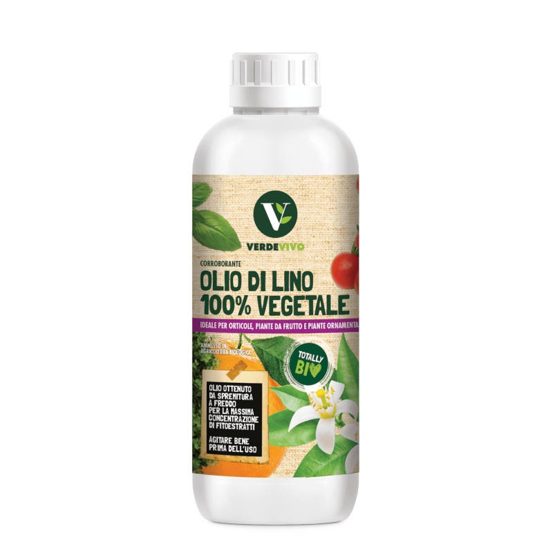 Olio di Lino 100% vegetale BIO contro Cocciniglie 1 L