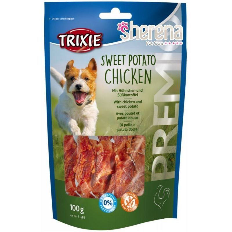 Premio per cani Sweet Potato Chicken 31584 Trixie 100 g