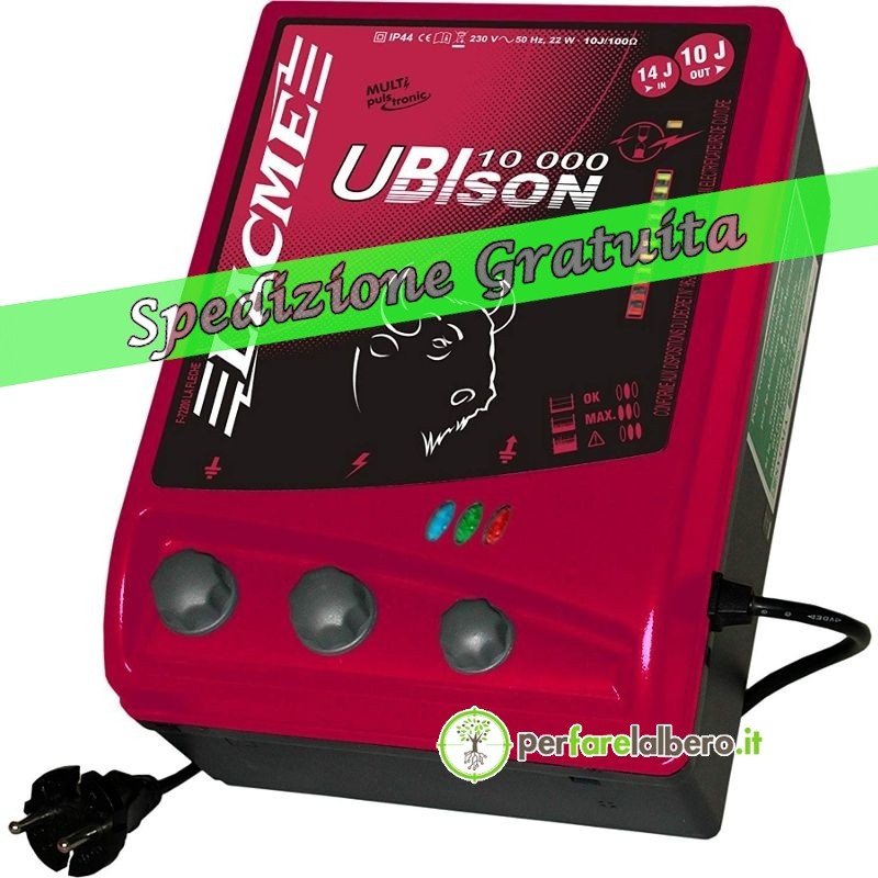 Recinto Elettrificatore ubison 10000 220v 10j ultra bassa impedenza Lacme