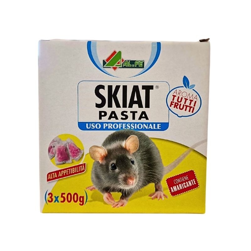 SKIAT PASTA esca rodenticida pronta all'uso pasta fresca 1,5 kg