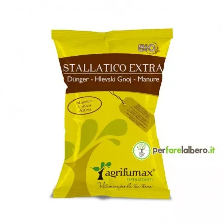 Stallatico Extra Agrifumax letame stagionato ricco di acidi umici