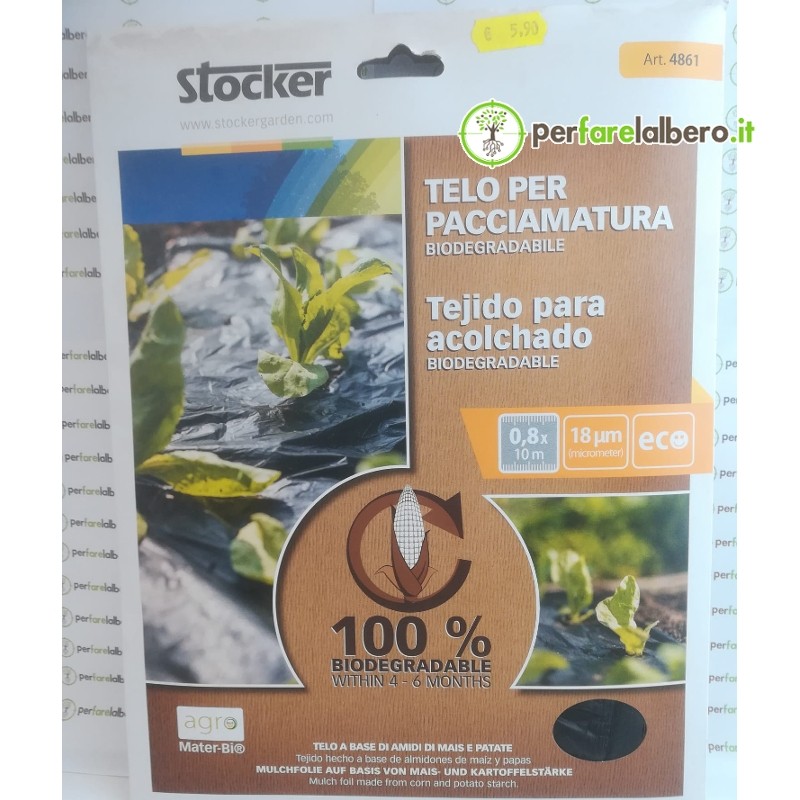 Stocker 4861 Telo per pacciamatura Biodegradabile