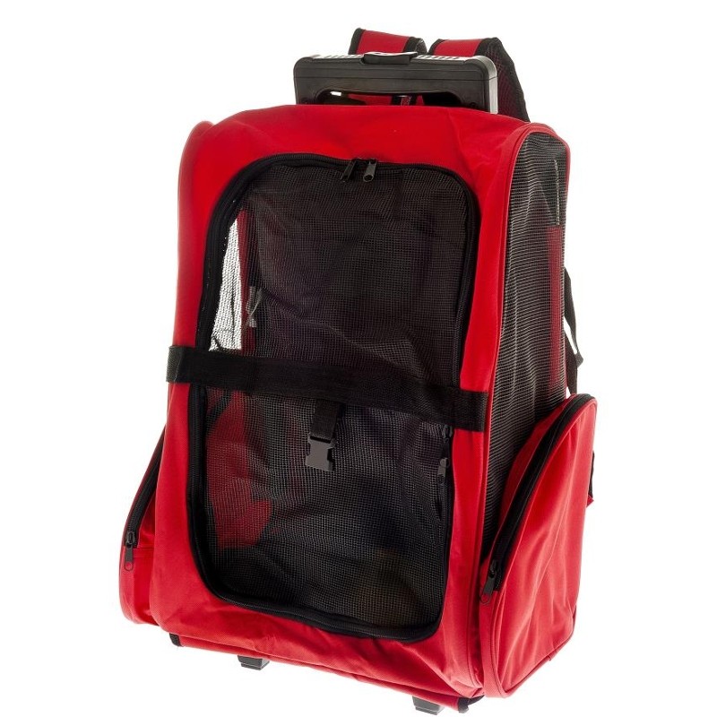 Trasportino multiuso Trolley FUSS-TRAVEL EASY rosso Ferribiella