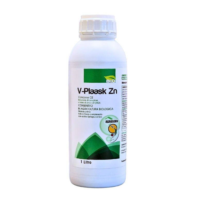 V-Plaask Zn concime CE biologico microelementi Boro(B) e Zinco (Zn) 1 lt