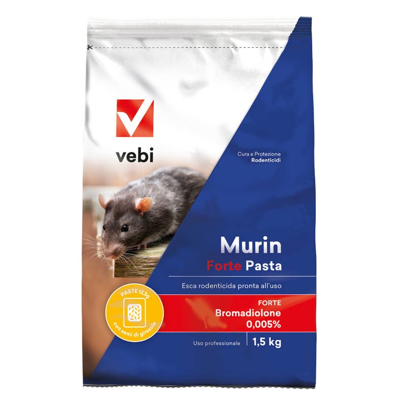 Murin forte Pasta Esca rodenticida pronta all'uso pasta 1,5 kg