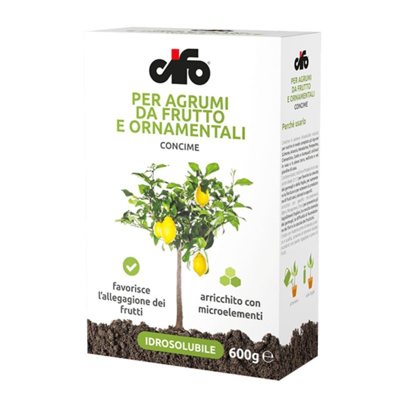 Concime per agrumi da frutto e ornamentali CIFO 600 g