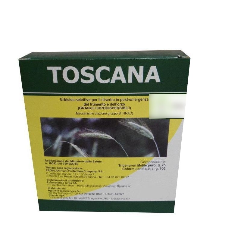 TOSCANA Erbicida selettivo post emergenza frumento orzo 10 g