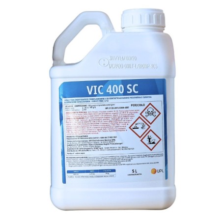 VIC 400 SC Dodina Fungicida endoterapico translaminare e di contatto