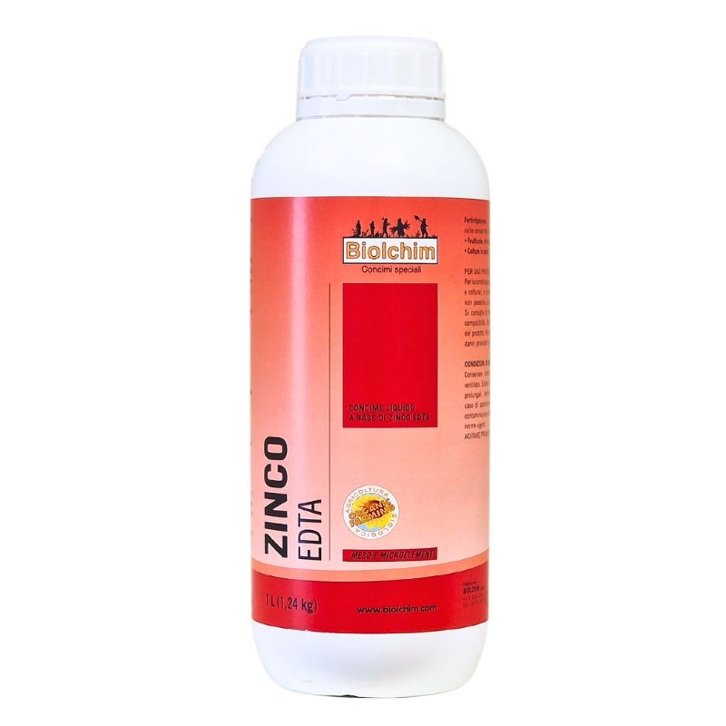 ZINCO EDTA Biolchim Concime liquido BIO a base di zinco