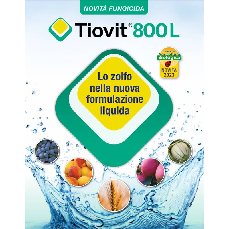 Tiovit 800 L Syngenta Fungicida base di zolfo 10lt