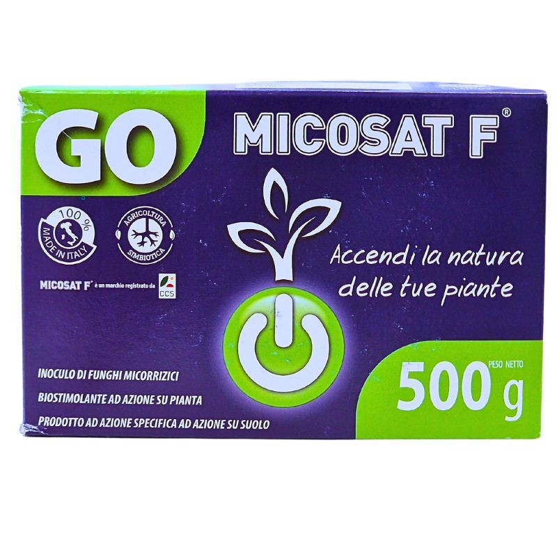 Micosat F GO Biostimolante Inoculo di funghi micorrizici 500 g