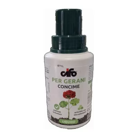 Concime liquido per gerani Granverde CIFO 200 ml