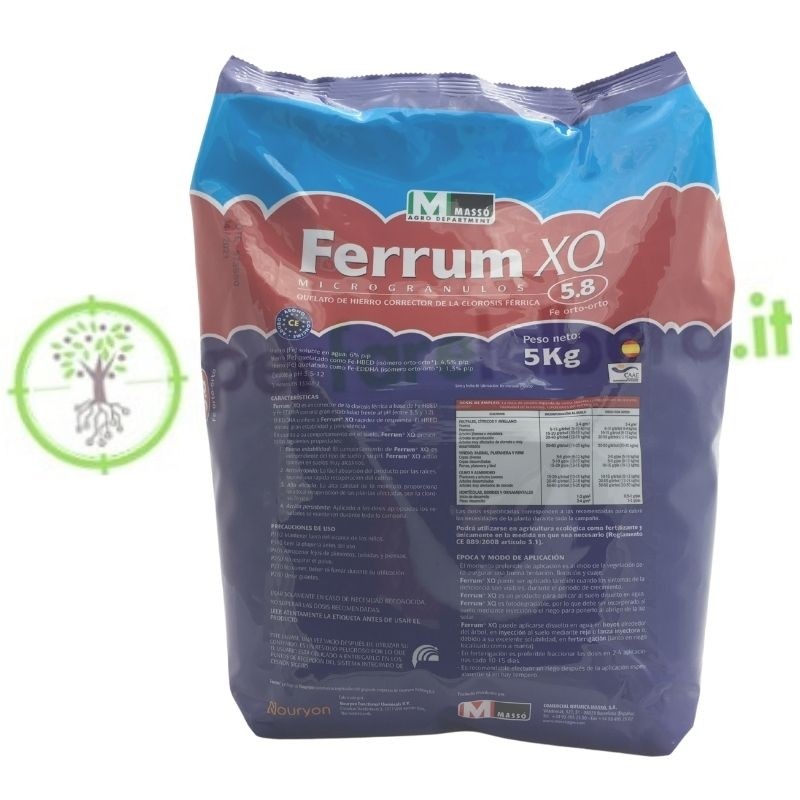 FERRUM XQ 5.8 Chelato di ferro Massò Agro