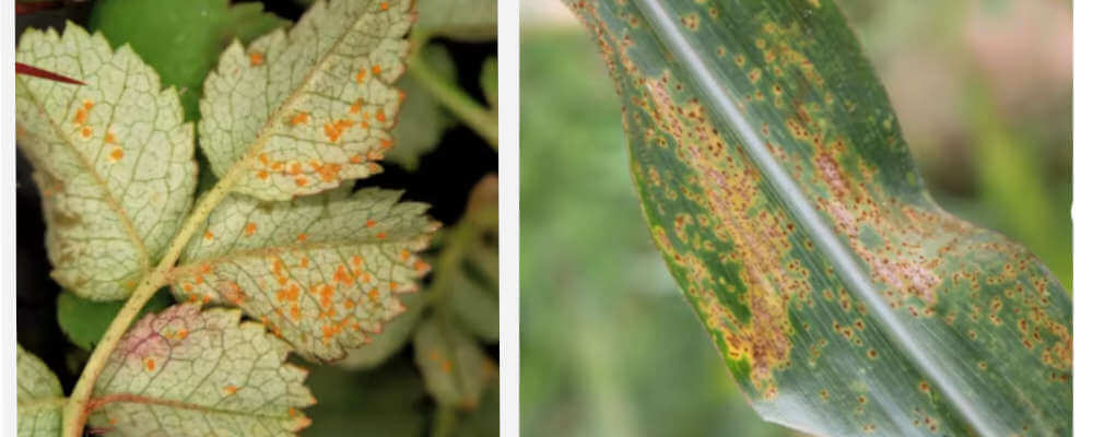 parassitosi delle piante Ruggine  (Puccinia spp.)