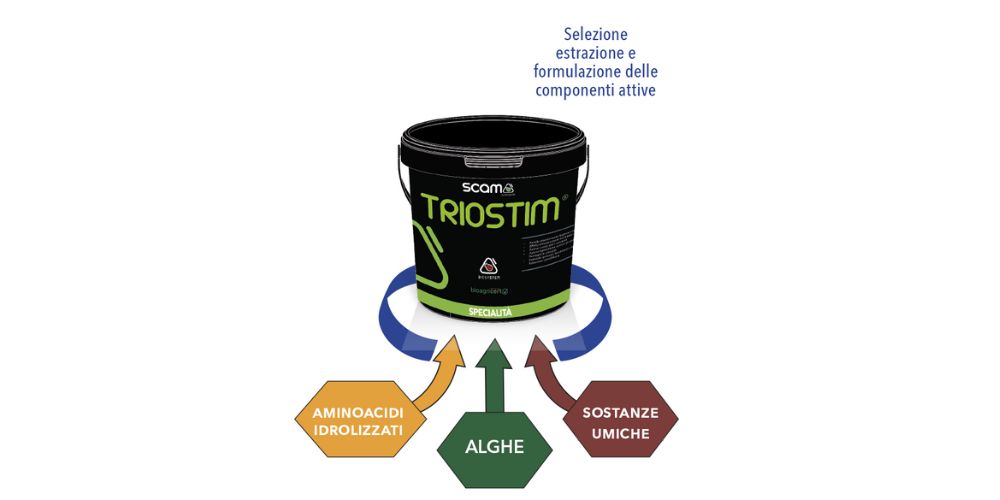 TRIOSTIM  concime organico - componenti attive 