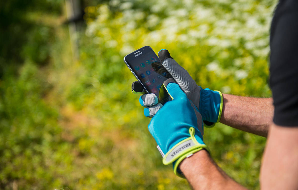 guanti da giardino touch stocker idrorepellenti