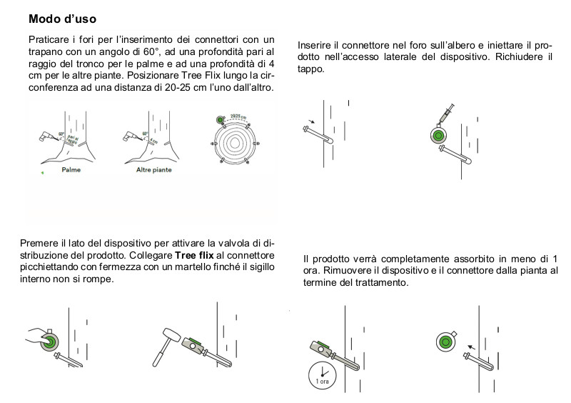 tree flix vebi istruzioni